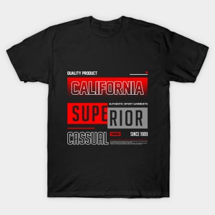 california cassual superior quality product T-Shirt